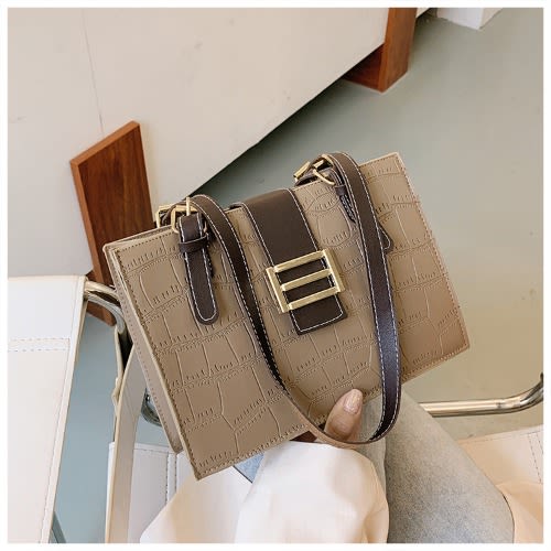 Unique Fashion  Handbags Single Shoulder Messenger Bag-brown