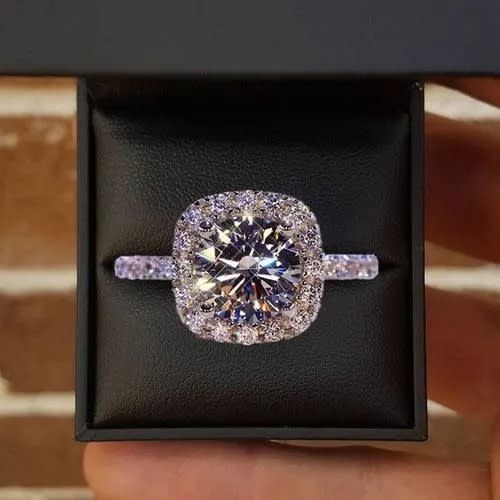 Zircon Women's Engagement Ring