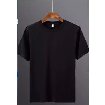 Unisex Plain Round Neck Basic Shirt-6 In 1
