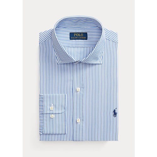 Slim Fit Striped Poplin Shirt
