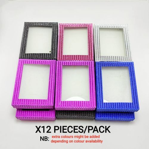 12pcs/lots Multicolour Dazzling Jewelry Packaging Display Box Organizer Storage Case For Chain Ring Bracelet Earrings