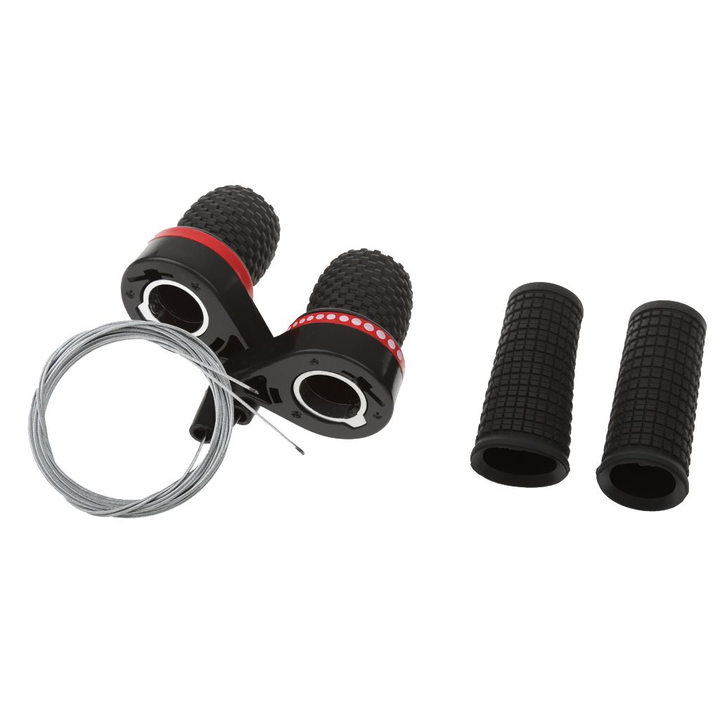 2 PCS  Universal Road Handlebar Grip Gear Shifter