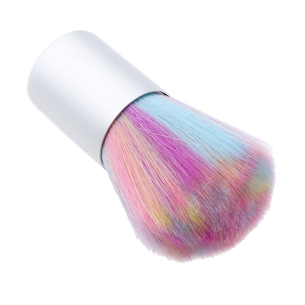 Nail Brush Neck Duster Clean Brush Barber Stylist Rainbow