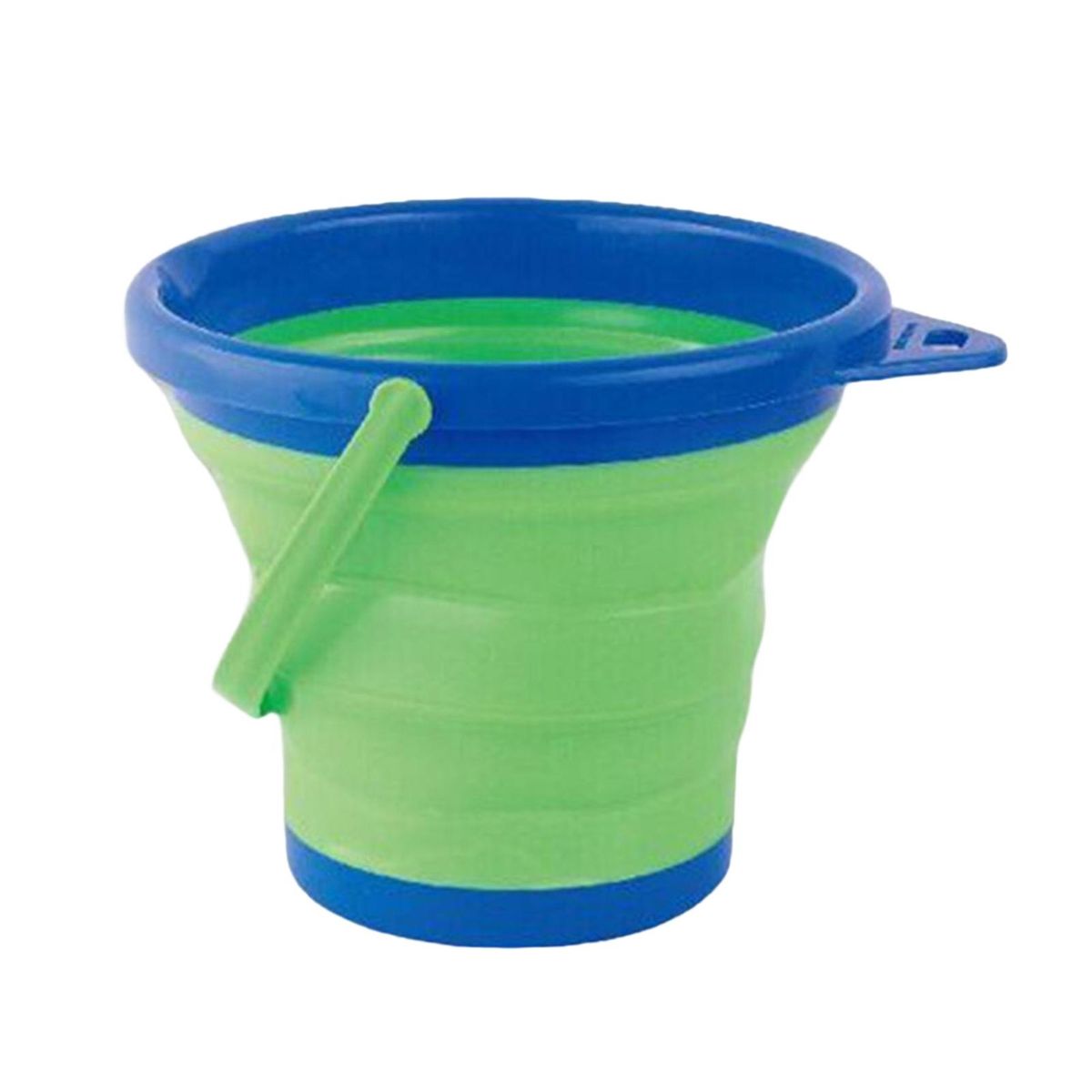 Folding Bucket Summer Beach Folding Bucket Green