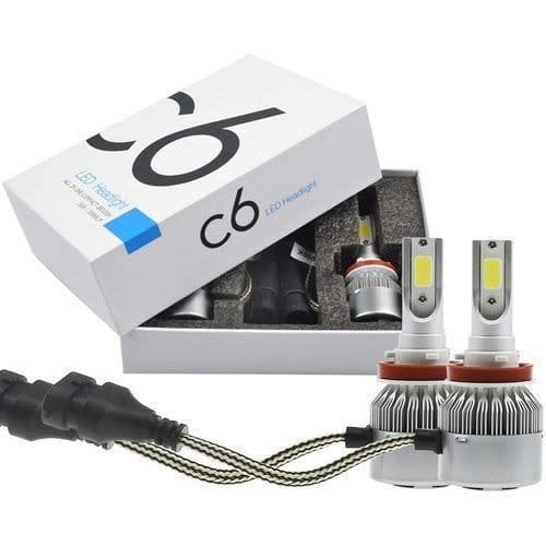 Led Car Headlight Kit 9005 36w 3800lm White Light Bulbs