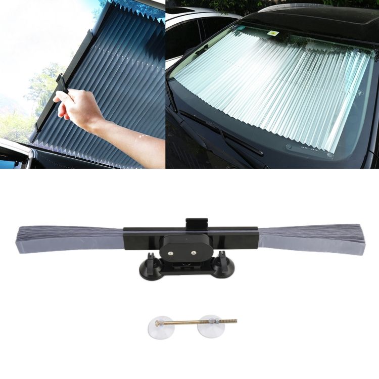 Press Retractable Sun Shade, Size: 46cm