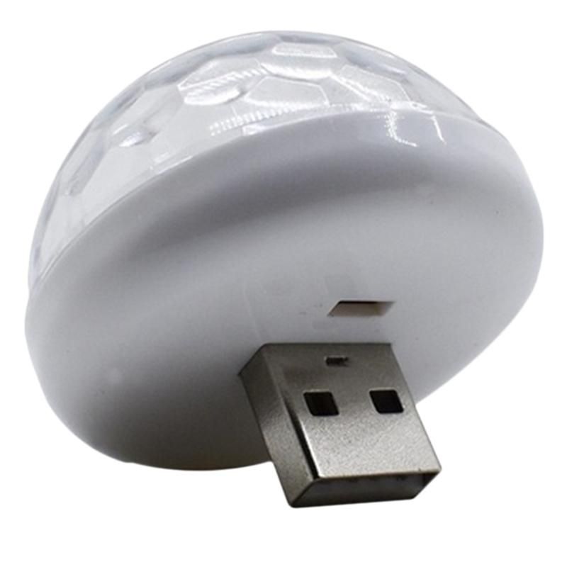 Multi-Color USB LED Car Interior Lighting Lamp Atmosphere