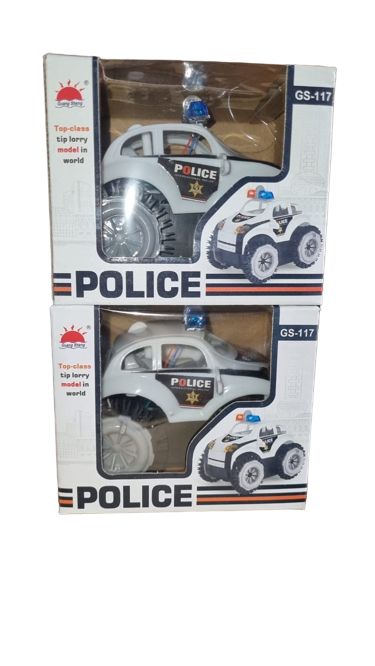 Police  Tumbling Car With Light Children Toys