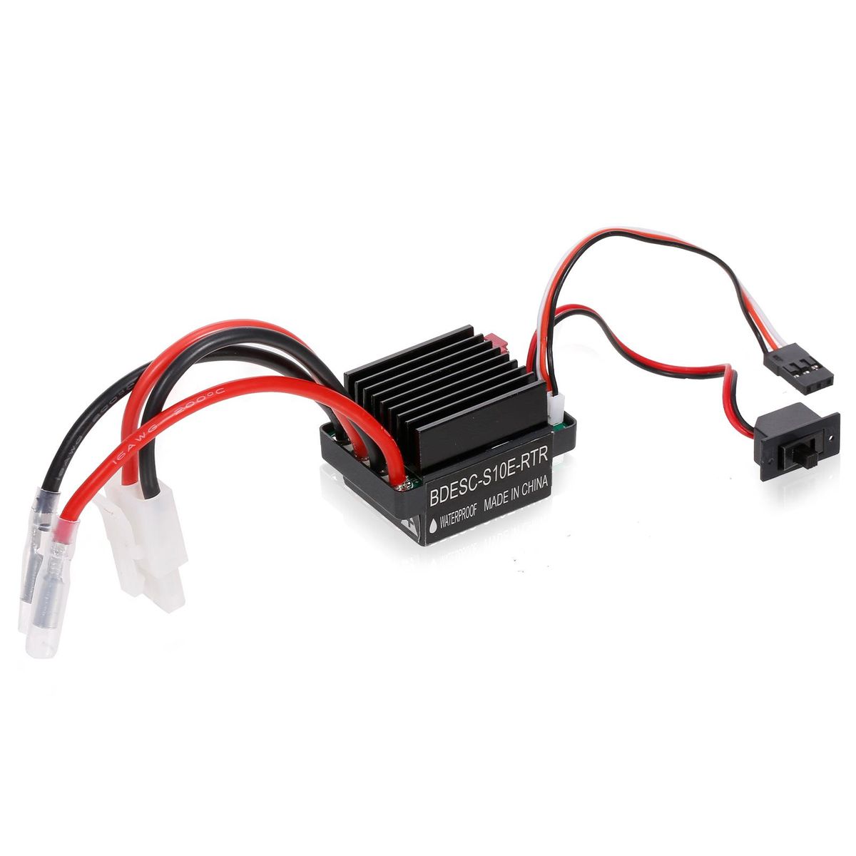 320A ESC Brushed Forward Reverse Electric Speed Controller with Brake Waterproof Support 2-3S Battery Replacement for HSP Redcat Traxxas Tamiya RC Car Boat