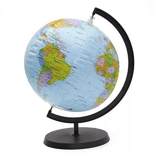 Inflatable World Globe Earth Teaching Geography Map