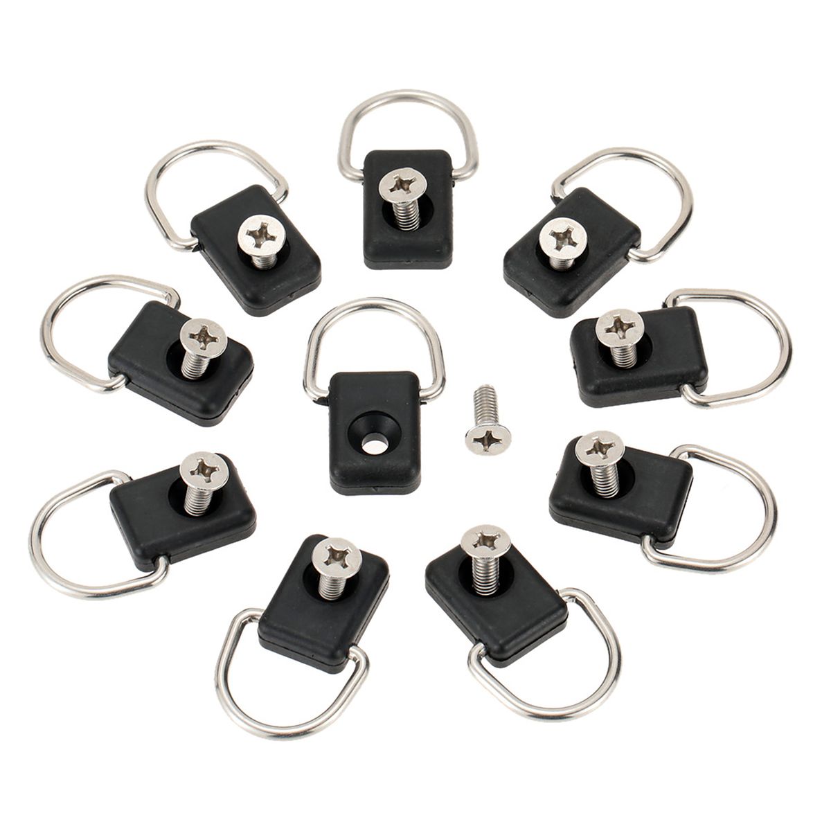 10pcs High Quality Kayak D Rings Outfitting Rigging For Boat