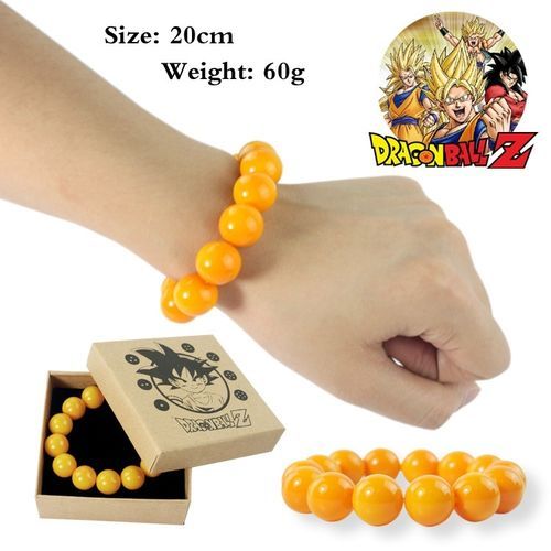 Agate Dragonball Evolution Unisex 20cm Fashion Hand Ring Bracelet(Color:Yellow)