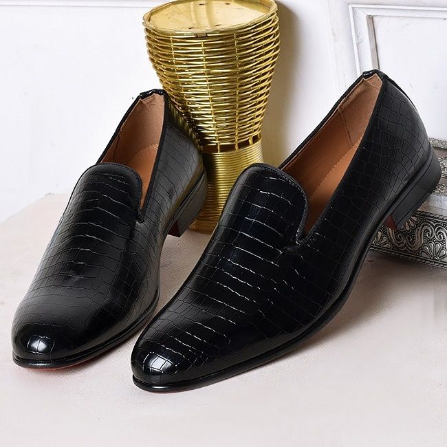 Men Shining Designers Coco Shoe Black