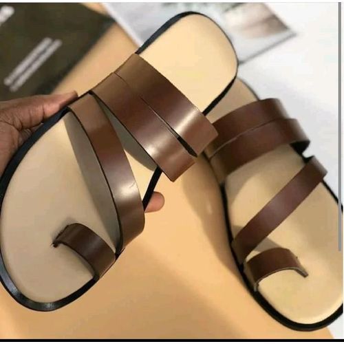Men's Leather Palm Slippers