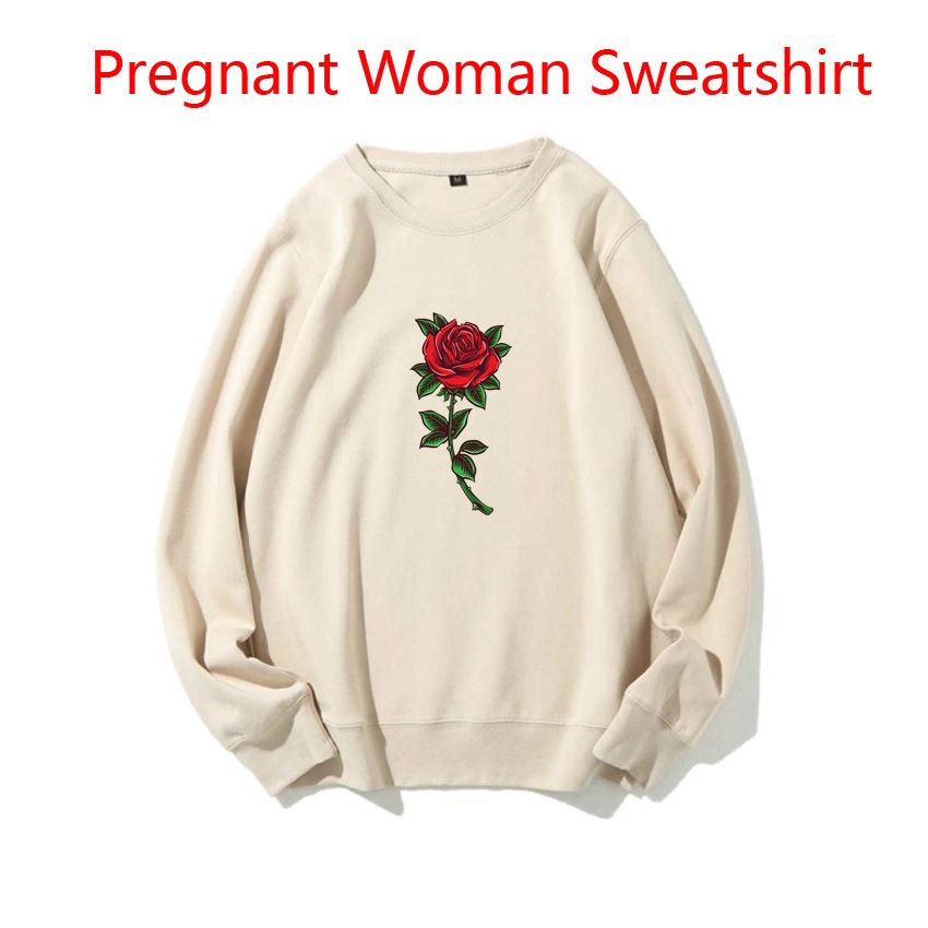 Khaki 1050-Fashion Korean Version Maternity Women Sweaters Love Letter Funny Cute Sweet