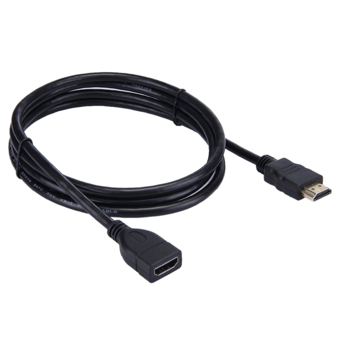 1.5m High Speed HDMI 19 Pin Male To HDMI 19 Pin Female Adapter Cable