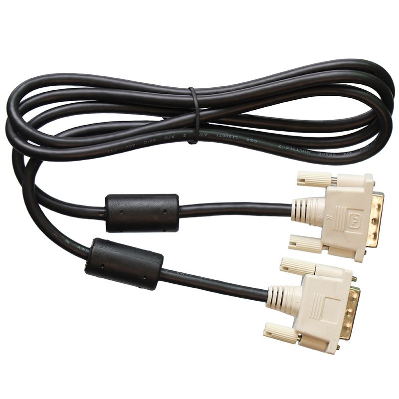 Double Magnetic Ring DVI Data Cable 18+1 LCD Display Projection TV HD DVI-I-D