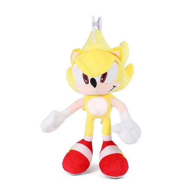 23_28CM Sonic Plush Toys Doll Blue Shadow Sonic Plush Soft Stuffed Toy Cotton Anime Plush Doll For Children Birthday Gifts(#P)