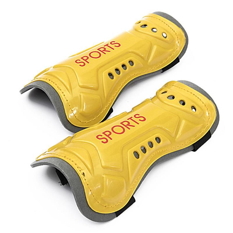 1 Pair Soccer Shin Guards Pads For Adult Or Kids Football Shin Pads Leg Sleeves Soccer Shin Guard Adult Knee Support Pads-yellow