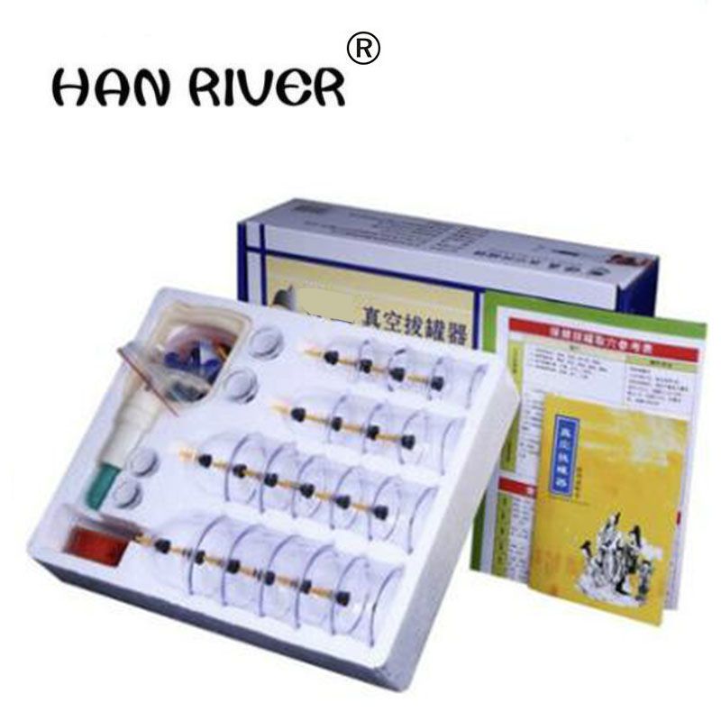 PCS Magnetic Vacuum Of Type Therapy Pull 24 Apparatus Cupping Household Of Tanks Therapy Joint Cupping Containing Can Gas
