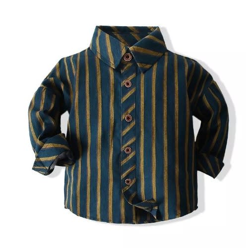 Kids Stripped Long Sleeve Shirt