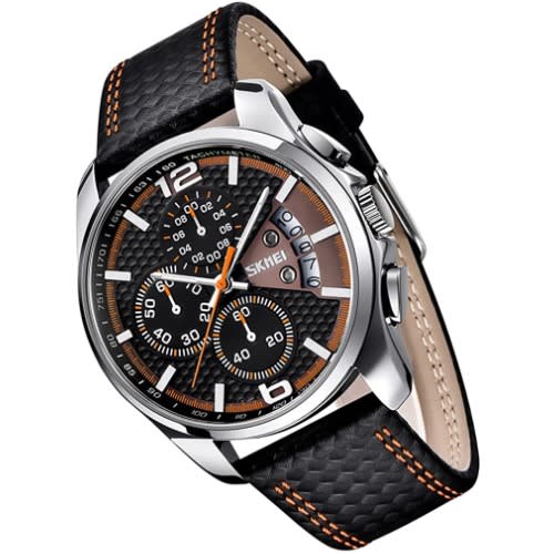 Skmei Leather Wrist Watch