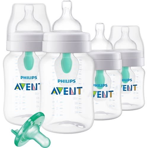 Anti-colic Baby Feeding Bottle With Airfree Vent Gift Set