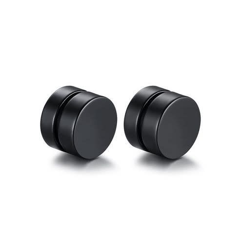 Black Magnetic Stud Earring