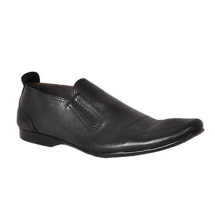 Slip-on With Side Elastic Detail - Black