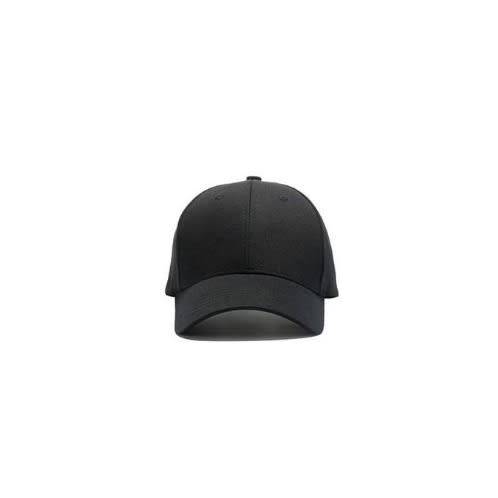 Plain Face Cap - Black