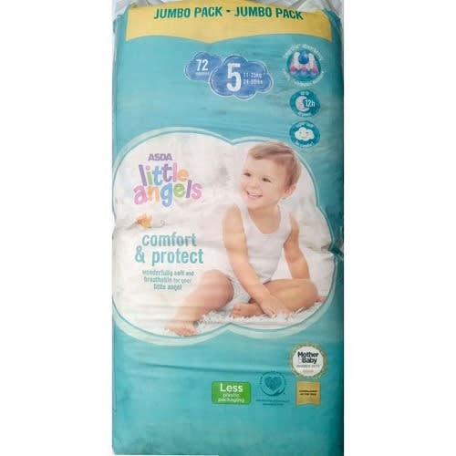 Little Angels Diapers - Size 5 - 72 Count