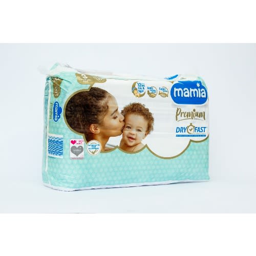 Premium Dry Fast Diaper -Size3 - 4-9kg - 47 Nappies x2 (94 Counts)