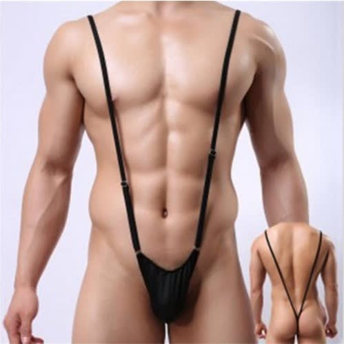 Adjustable Men's Over Shoulder Sling Thong Underwear