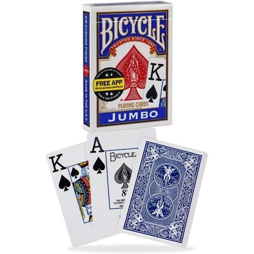 Bicycle Jumbo Playing Cards Blue