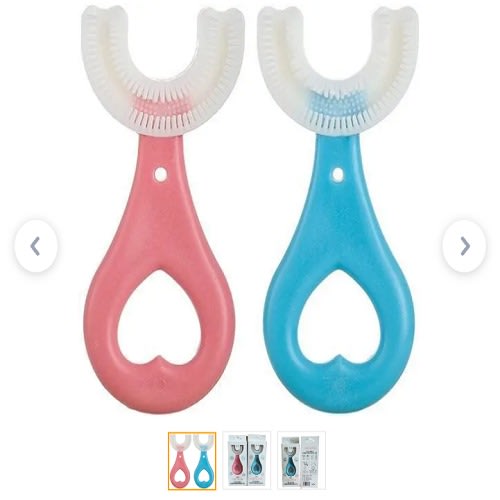 Baby Silicone Toothbrush - 2 Pieces