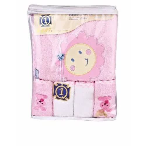 Mothercare Twinny Baby Bath Towels With Wash Clothes