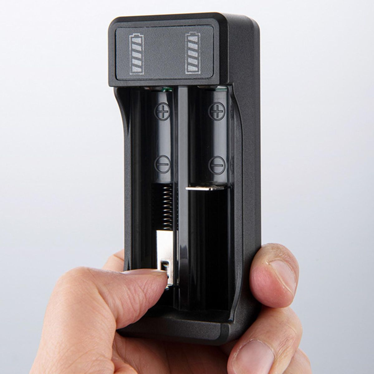 USB Battery Charger For Lithium 18650 14500 10440 Rechargeable 2 Slot