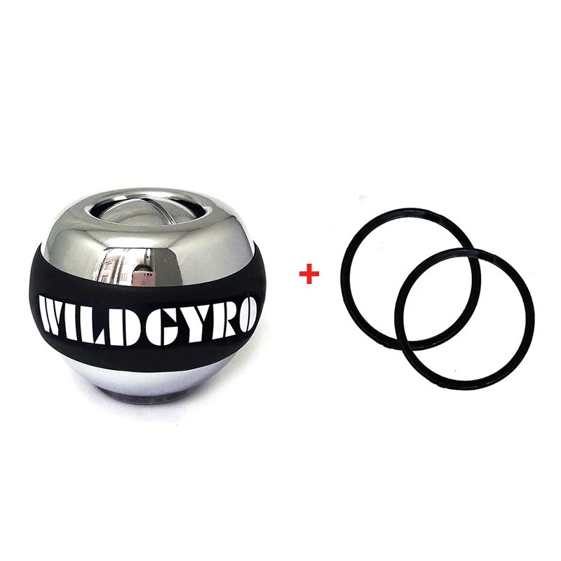 Self-starting Gyroscope Ball Wrist Power Ball Metal Forear Arm Muscle Exerciser-ball And 2 Ring