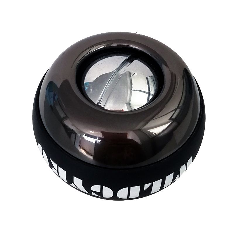 Self-starting Gyroscope Ball Wrist Power Ball Metal Forear Arm Muscle Exerciser-black