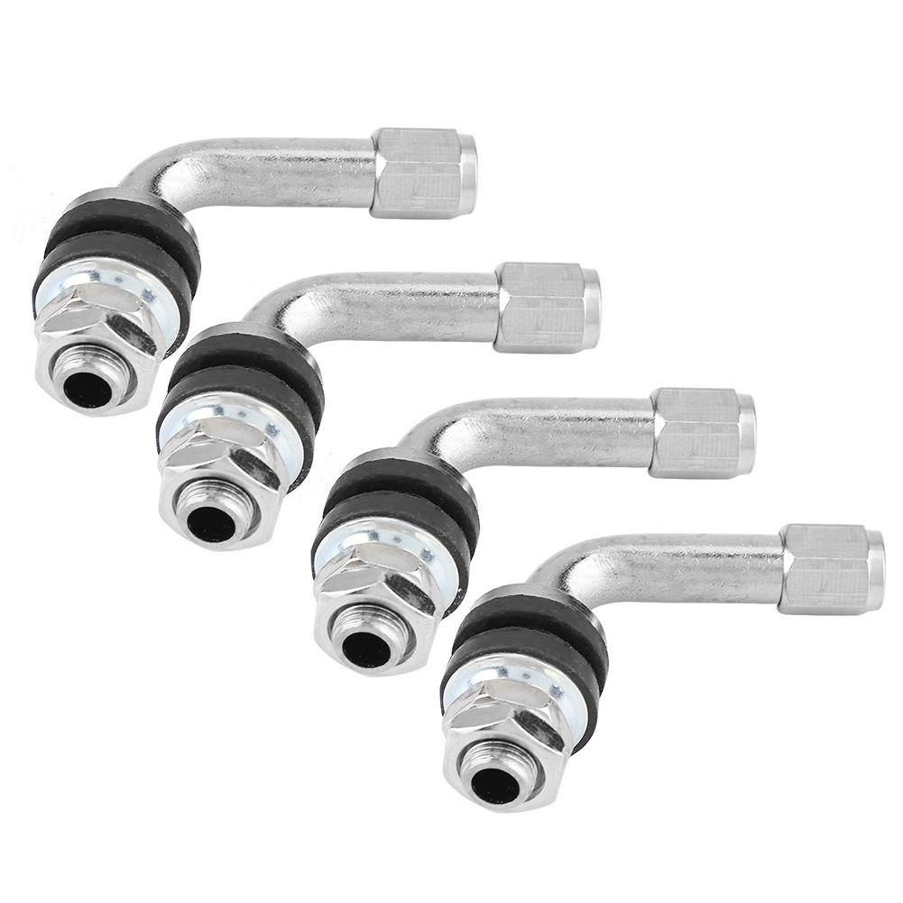 4pcs 90 Degree Angle Tire Valve Stems For Car Motorcycle