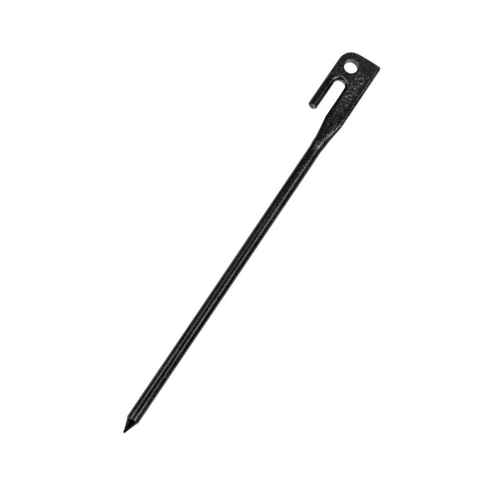Qvien Steel Outdoor Tent Ground Nail Tent Pegs Stakes Hard Nails Outdoor Canopy Tarp Ground Pin Hook Camping Tent Fixed Nails