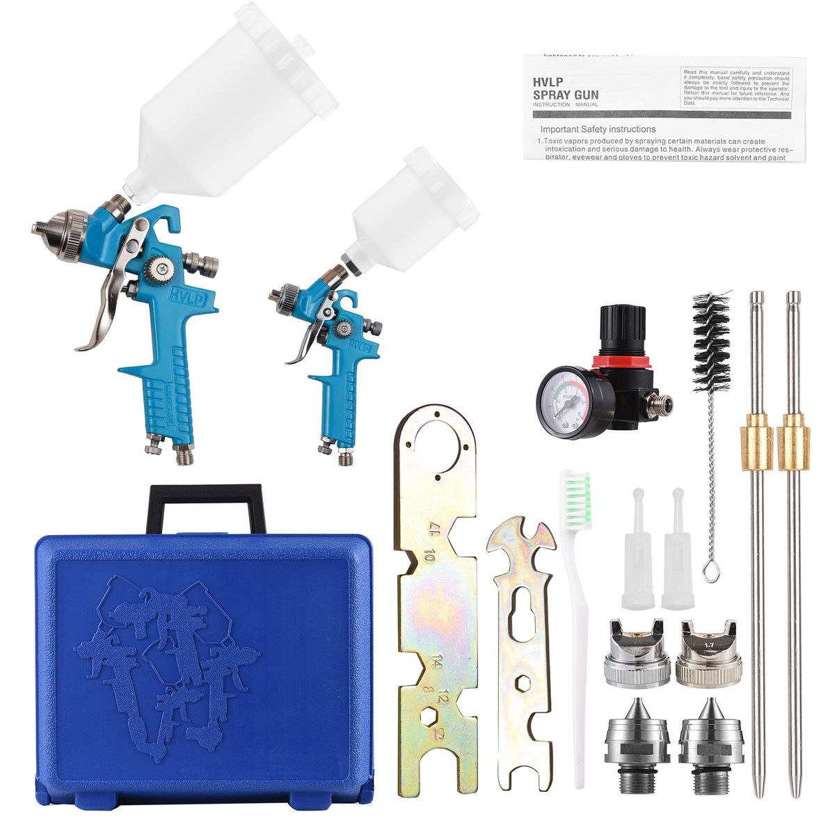 Gravity Feed HVLP Air Spray Gun Kit HVLP Spray Gun Small