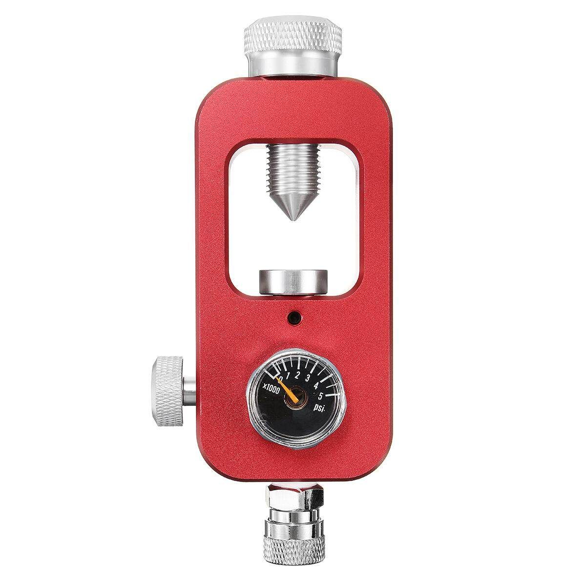 Paintball Scuba Fill Station 4500PSI HPA Tank Fill Adapter High Red Red (red)
