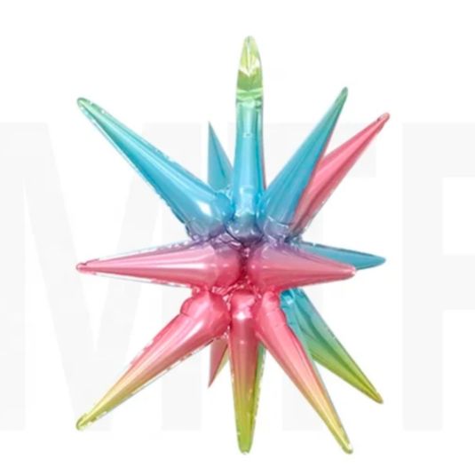Spiky Foil Balloon Adult Party Multi Color