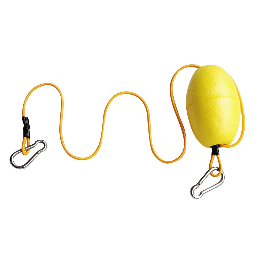 Kayak Tow Throw Line Floating Accessory Leash Yellow  Yellow + Yellow