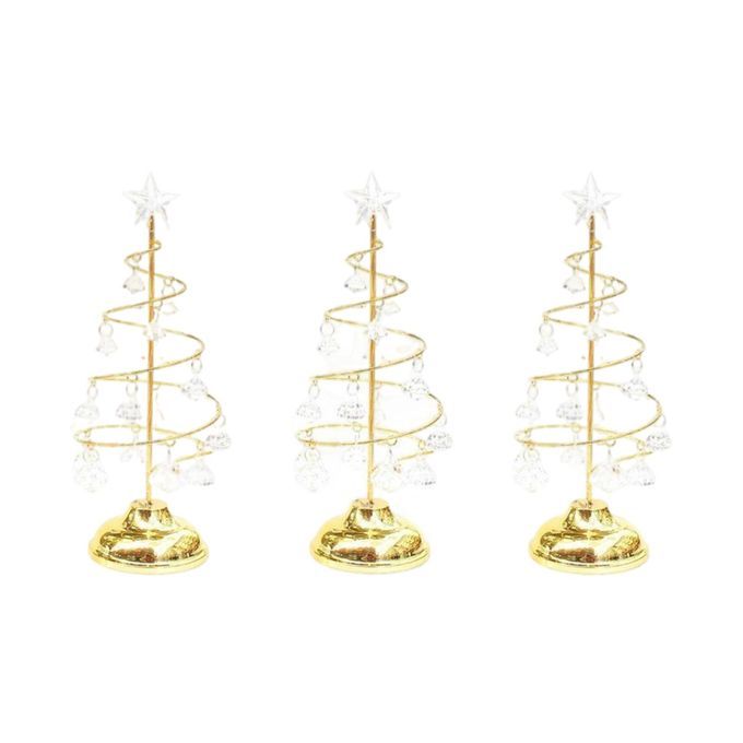 3 Pieces Christmas Xmas Tree Night Light Wrought  Light