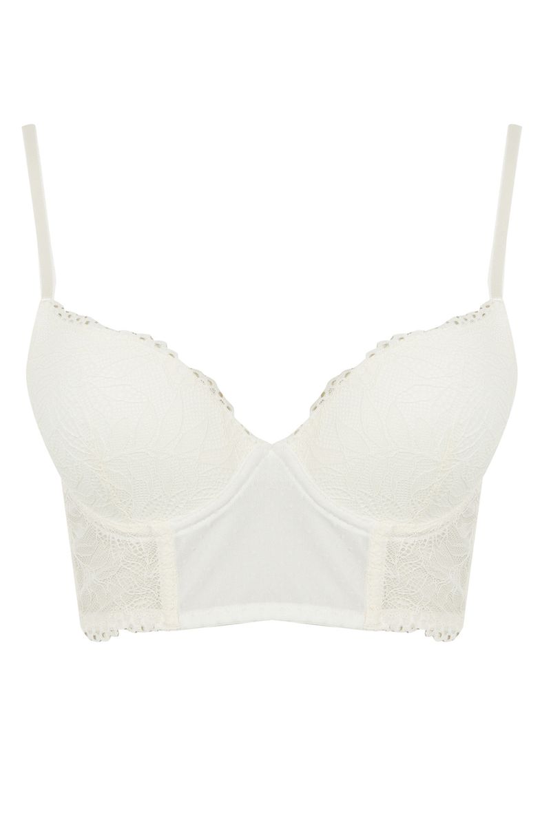 Woman T-Shirt Bra-Ecru