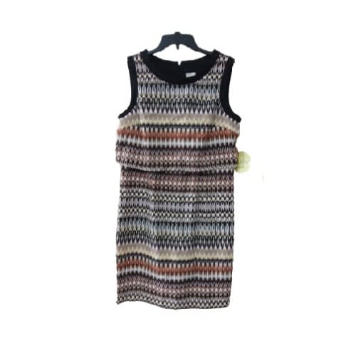 Young Women's Short Dress - Black & Brown