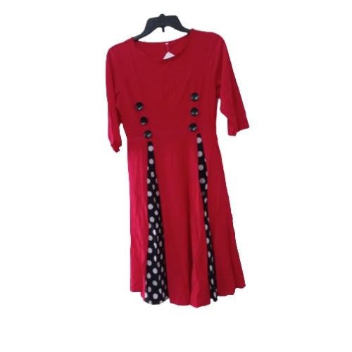 Women's Short Flay Dress - Red