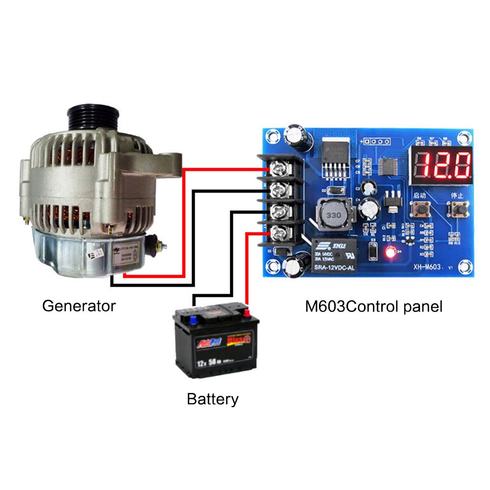 1 Pcs 12-24v Xh-m603 Charging Control Module Storage Lithium Battery Charger Control Switch Protection Board With Led Display